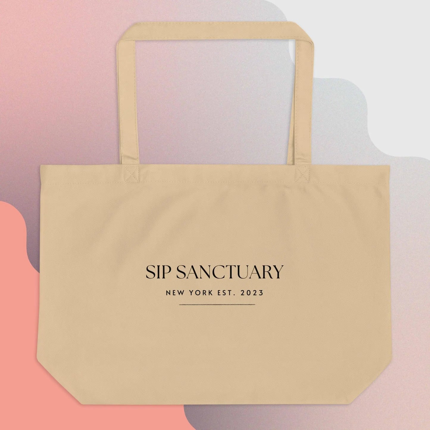 Sip Sanctuary Large Logo Tote - Image #1